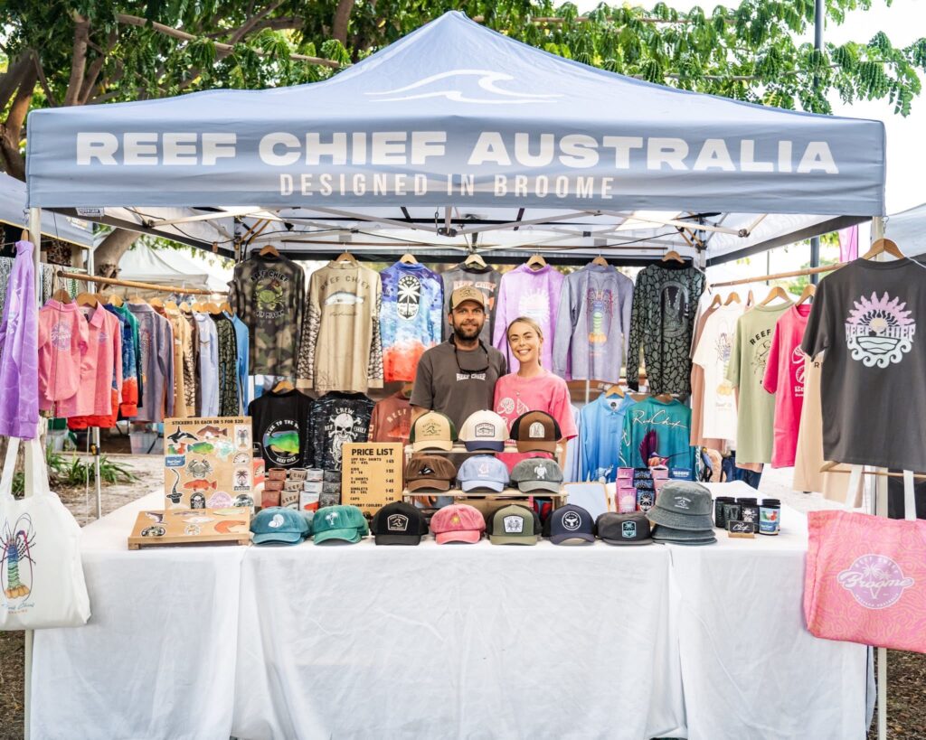 Reef Chief Australia stallholder at Broome Market