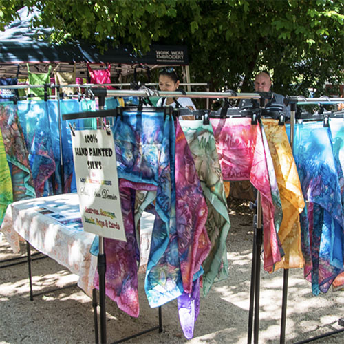 Sallys Silks - stallholder at Broome Markets
