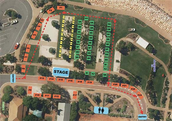 2025 Night Markets Site Map